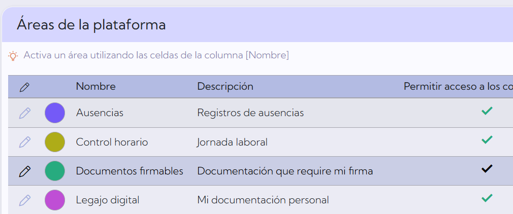 Área seleccionada